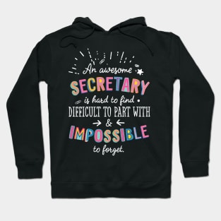 An awesome Secretary Gift Idea - Impossible to Forget Quote Hoodie